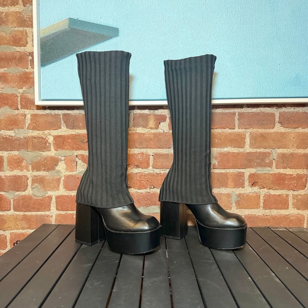 EGO Platform Leila Fold-Over Boots